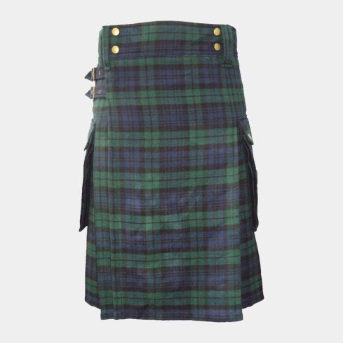 BLACK WATCH TARTAN UTILITY KILT