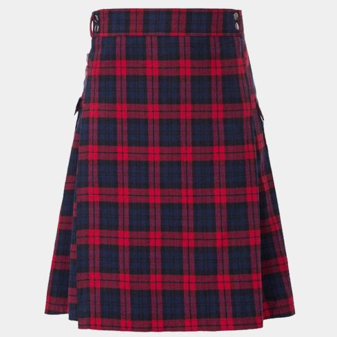 BROWN MODERN UTILITY TARTAN KILT