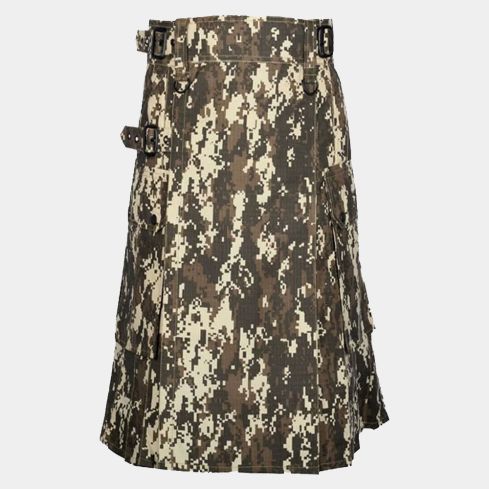 Digital Camouflage Tactical Kilt For Men