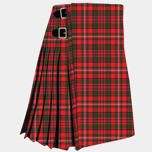 MacKinnon Red Modern Tartan Kilt