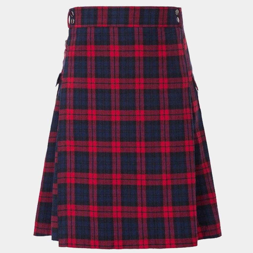 BROWN MODERN UTILITY TARTAN KILT