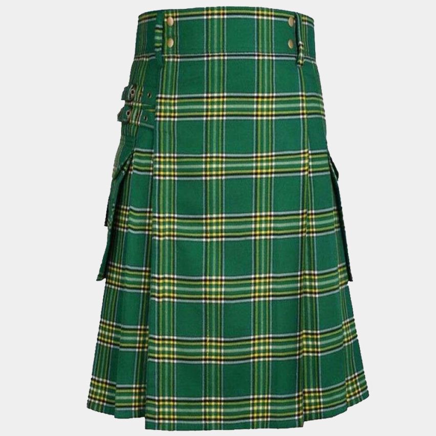IRISH TARTAN UTILITY KILT 